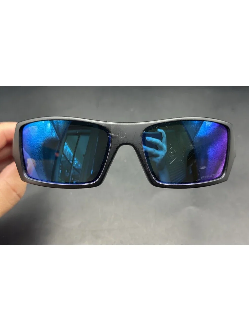Oakley Gascan Matte Black/Prizm Sapphire Iridium Polarized Lenses